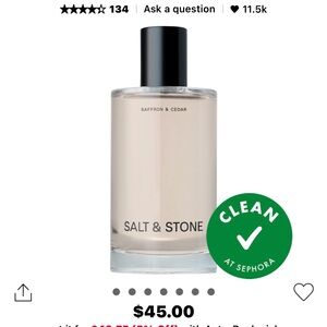 Saffron & Cedar Perfume - Black Cap